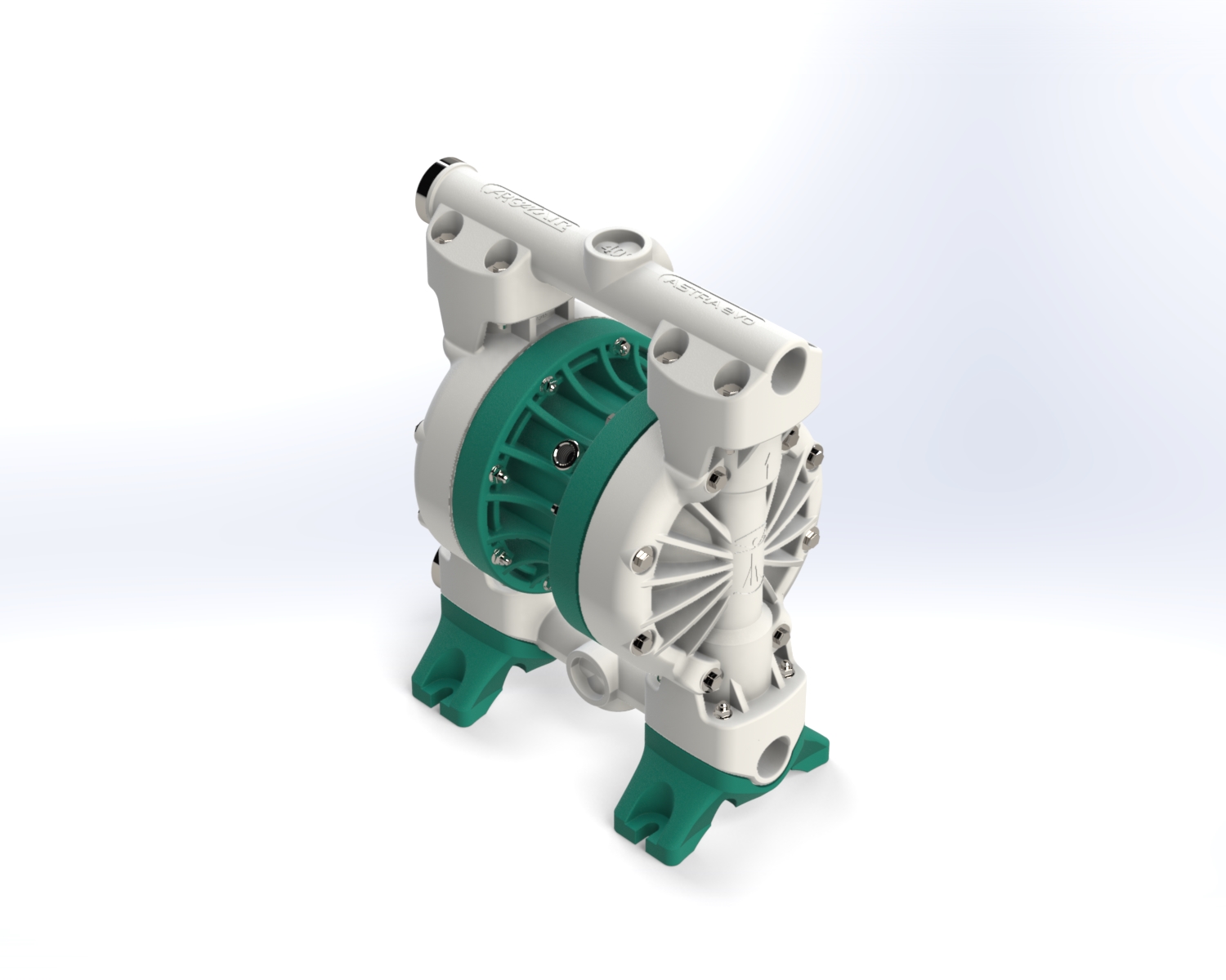 POMPA PNEUMATICA ASTRA EVO PP DDE400 WR N M D Z D G L L CON PASTIGLIA RIDUZIONE DI CORSA